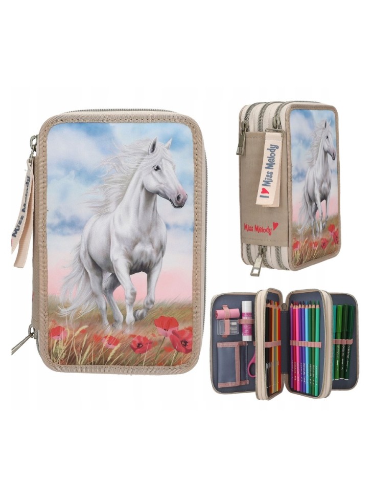 PIÓRNIK POTRÓJNY KONIE KOŃ MISS MELODY POPPY SAND 13341 DEPESCHE