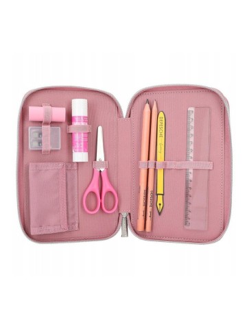 PIÓRNIK POTRÓJNY Z WYPOSAŻENIEM TOP MODEL GLITTER QUEEN 12522 DEPESCHE