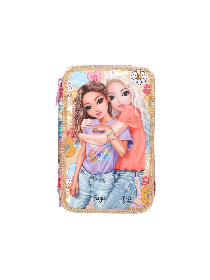 PIÓRNIK POTRÓJNY Z WYPOSAŻENIEM TOP MODEL GIRL POWER FERGIE&JILL 13282 DEPESCHE