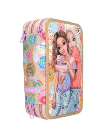 PIÓRNIK POTRÓJNY Z WYPOSAŻENIEM TOP MODEL GIRL POWER FERGIE&JILL 13282 DEPESCHE