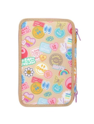 PIÓRNIK POTRÓJNY Z WYPOSAŻENIEM TOP MODEL GIRL POWER FERGIE&JILL 13282 DEPESCHE