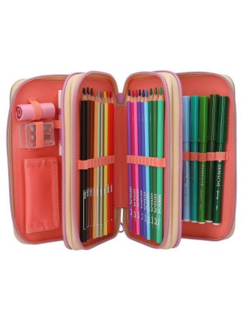 PIÓRNIK POTRÓJNY Z WYPOSAŻENIEM TOP MODEL GIRL POWER FERGIE&JILL 13282 DEPESCHE