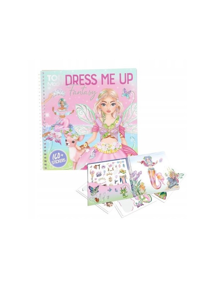 NAKLEJKI DRESS ME UP TOP MODEL FANTASY WRÓŻKI MOTYL 13439 DEPESCHE