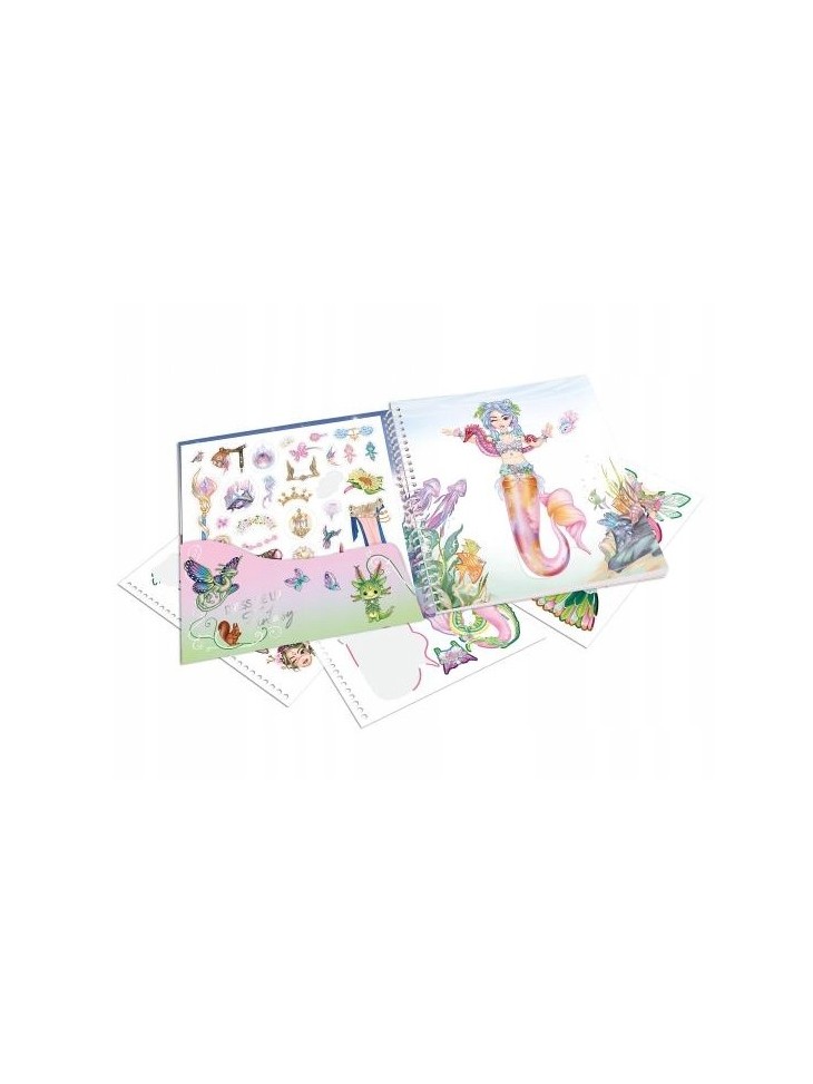 NAKLEJKI DRESS ME UP TOP MODEL FANTASY WRÓŻKI MOTYL 13439 DEPESCHE