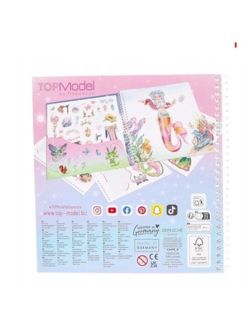 NAKLEJKI DRESS ME UP TOP MODEL FANTASY WRÓŻKI MOTYL 13439 DEPESCHE