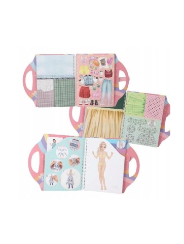 NAKLEJKI / KOLAŻ W TECZCE DRESS ME UP TOP MODEL COLLAGE 13574 DEPESCHE