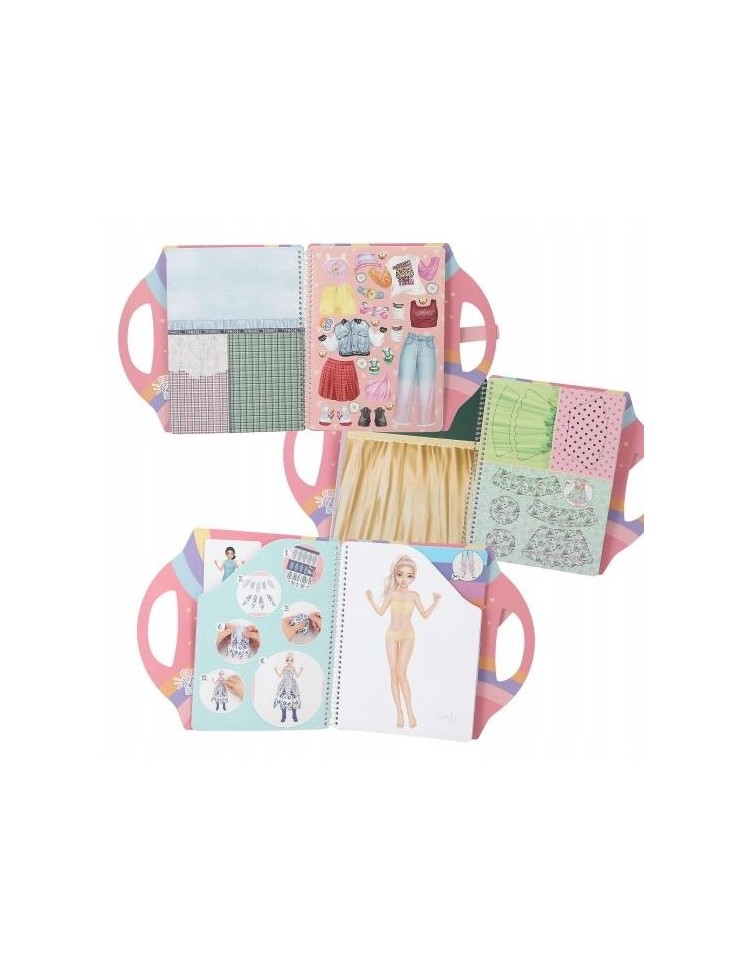 NAKLEJKI / KOLAŻ W TECZCE DRESS ME UP TOP MODEL COLLAGE 13574 DEPESCHE