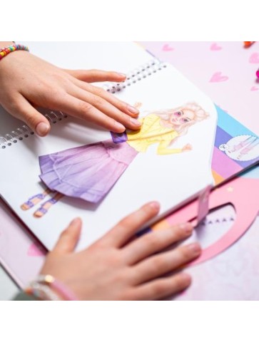 NAKLEJKI / KOLAŻ W TECZCE DRESS ME UP TOP MODEL COLLAGE 13574 DEPESCHE