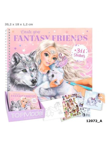 TOP MODEL ICEWORLD KOLOROWANKA Z NAKLEJKAMI 12072 DEPESCHE