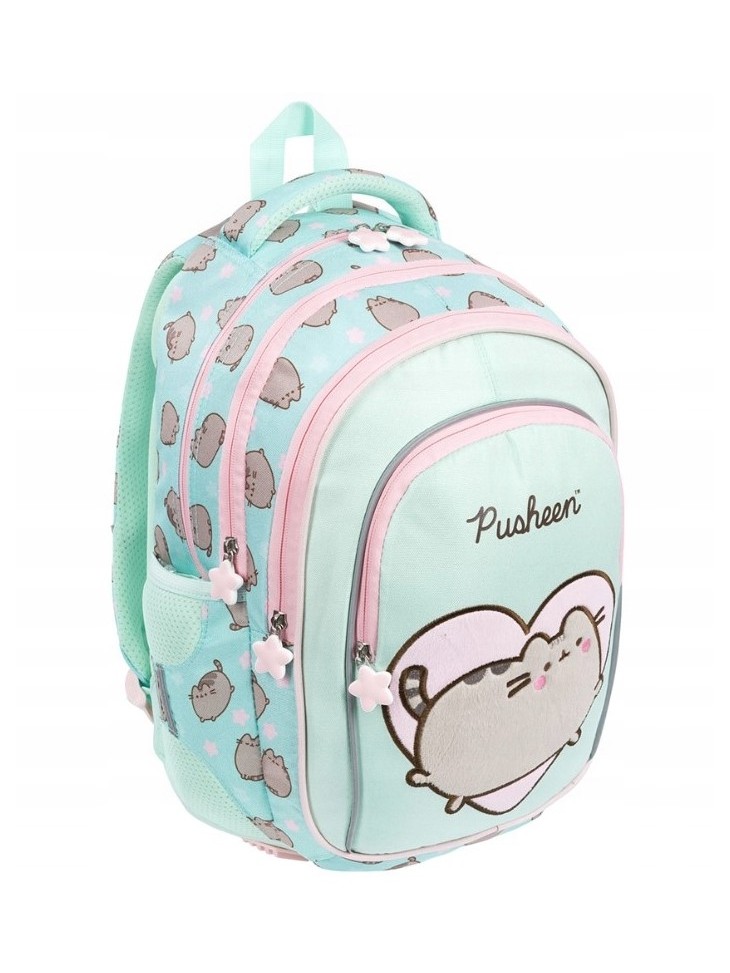 ZESTAW 8-ELEMENTÓW SZKOLNYCH DLA DZIEWCZYNKI PUSHEEN MINT ST. MAJEWSKI