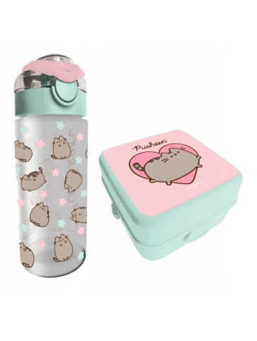 ZESTAW 8-ELEMENTÓW SZKOLNYCH DLA DZIEWCZYNKI PUSHEEN MINT ST. MAJEWSKI