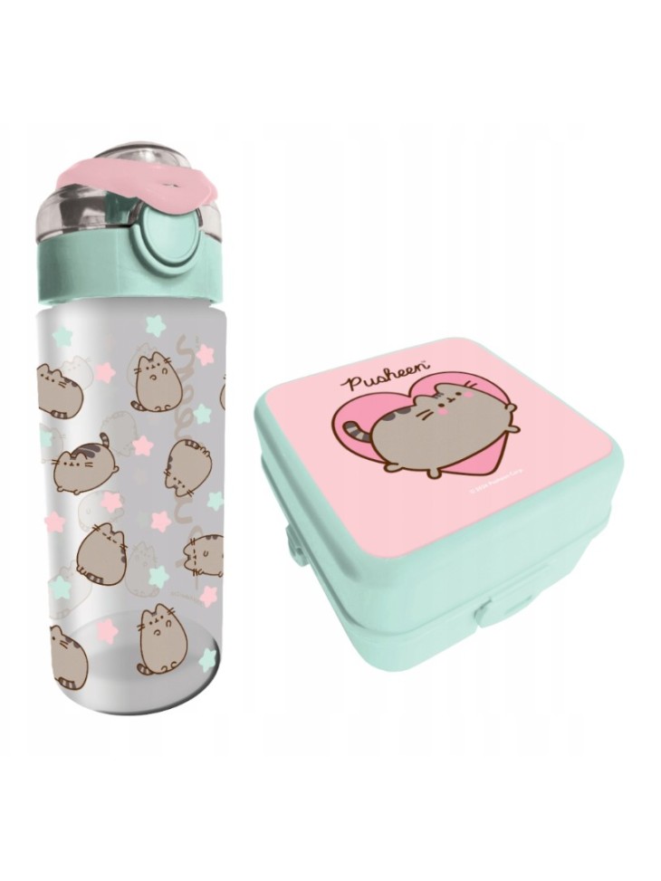 ZESTAW 8-ELEMENTÓW SZKOLNYCH DLA DZIEWCZYNKI PUSHEEN MINT ST. MAJEWSKI
