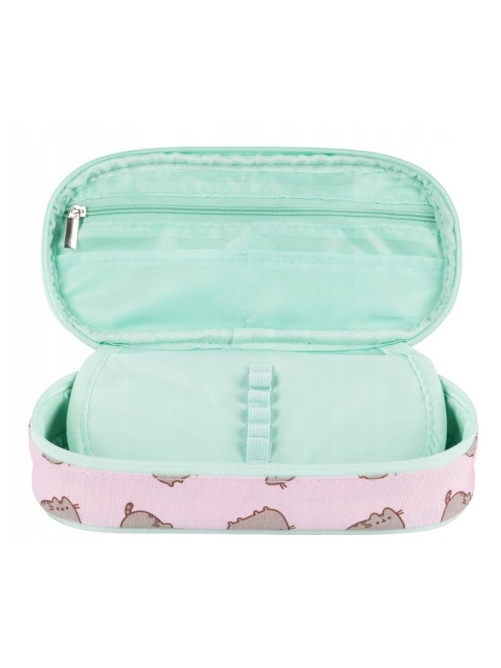ZESTAW 8-ELEMENTÓW SZKOLNYCH DLA DZIEWCZYNKI PUSHEEN PINK ST. MAJEWSKI