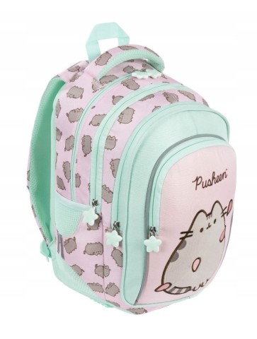 ZESTAW 8-ELEMENTÓW SZKOLNYCH DLA DZIEWCZYNKI PUSHEEN PINK ST. MAJEWSKI