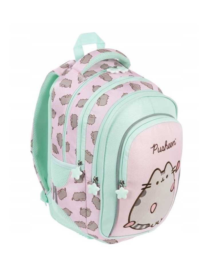 ZESTAW 8-ELEMENTÓW SZKOLNYCH DLA DZIEWCZYNKI PUSHEEN PINK ST. MAJEWSKI