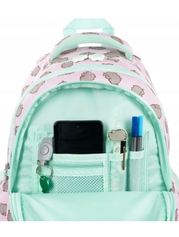 ZESTAW 8-ELEMENTÓW SZKOLNYCH DLA DZIEWCZYNKI PUSHEEN PINK ST. MAJEWSKI