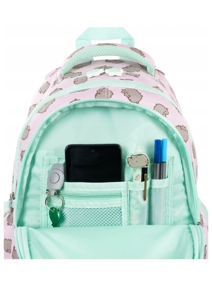 ZESTAW 8-ELEMENTÓW SZKOLNYCH DLA DZIEWCZYNKI PUSHEEN PINK ST. MAJEWSKI