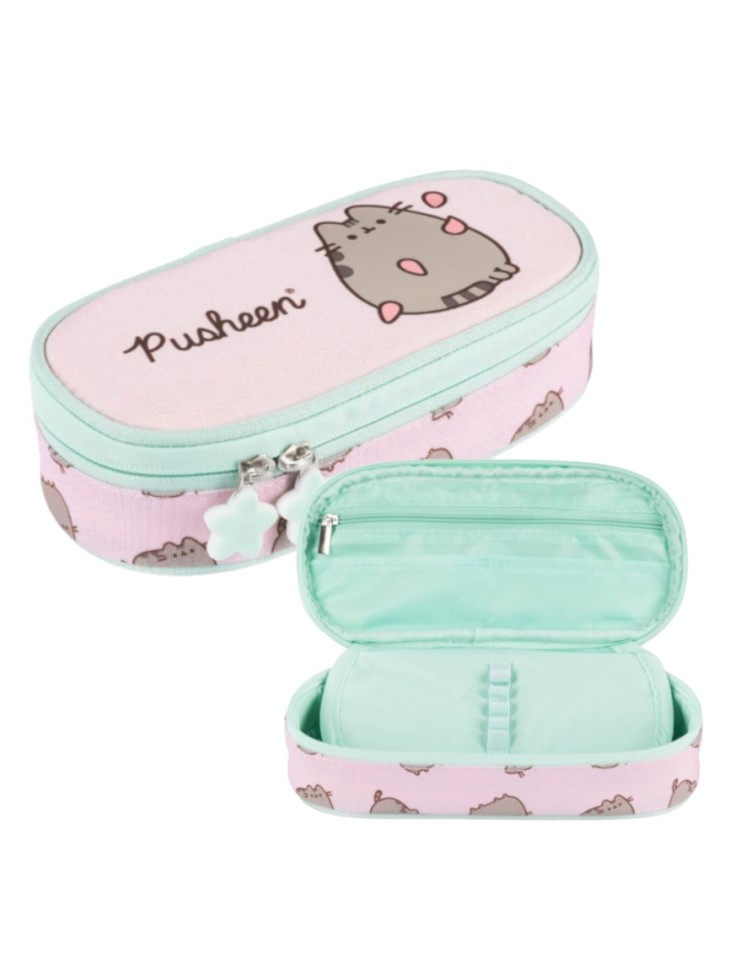 ZESTAW 8-ELEMENTÓW SZKOLNYCH DLA DZIEWCZYNKI PUSHEEN PINK ST. MAJEWSKI