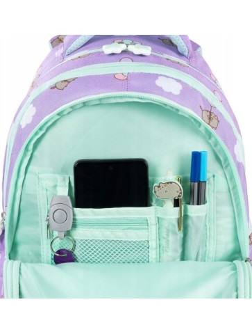 ZESTAW 8-ELEMENTÓW SZKOLNYCH DLA DZIEWCZYNKI PUSHEEN VIOLET ST. MAJEWSKI