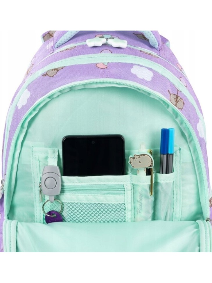 ZESTAW 8-ELEMENTÓW SZKOLNYCH DLA DZIEWCZYNKI PUSHEEN VIOLET ST. MAJEWSKI