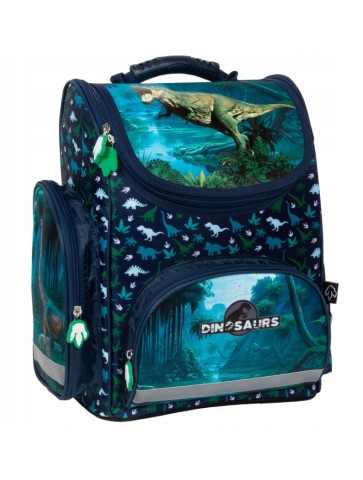 ZESTAW SZKOLNY DLA CHŁOPCA 5-ELEMENTÓW DINOZAUR 19/20 DERFORM