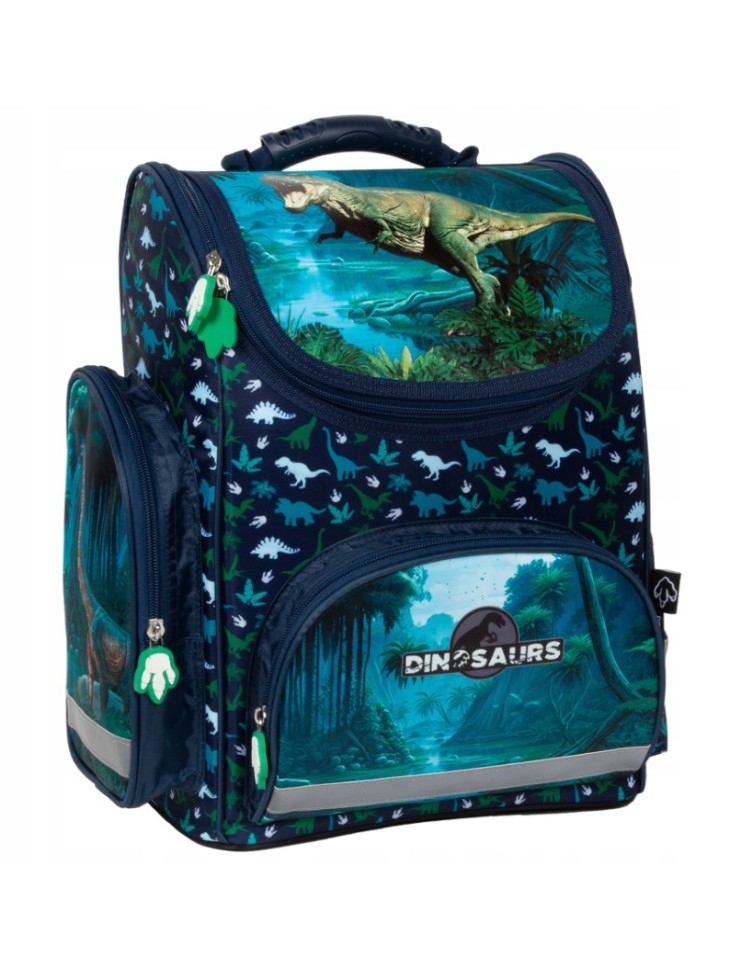 ZESTAW SZKOLNY DLA CHŁOPCA 5-ELEMENTÓW DINOZAUR 19/20 DERFORM