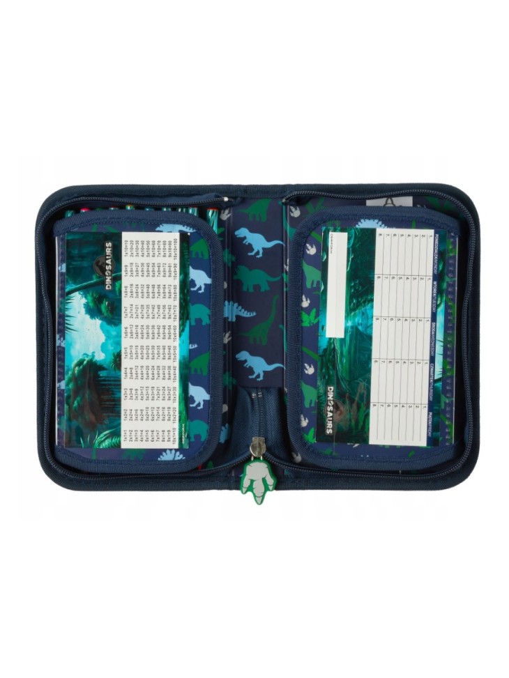 ZESTAW SZKOLNY DLA CHŁOPCA 5-ELEMENTÓW DINOZAUR 19/20 DERFORM