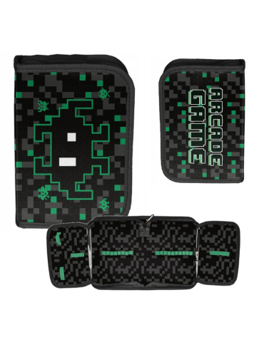 ZESTAW SZKOLNY Z 5-ELEMENTÓW DLA CHŁOPCA GAMER OVER PP24MC PASO