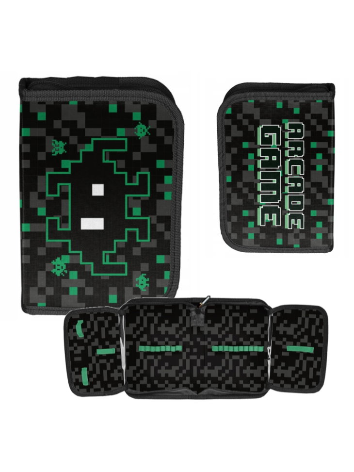 ZESTAW SZKOLNY Z 5-ELEMENTÓW DLA CHŁOPCA GAMER OVER PP24MC PASO