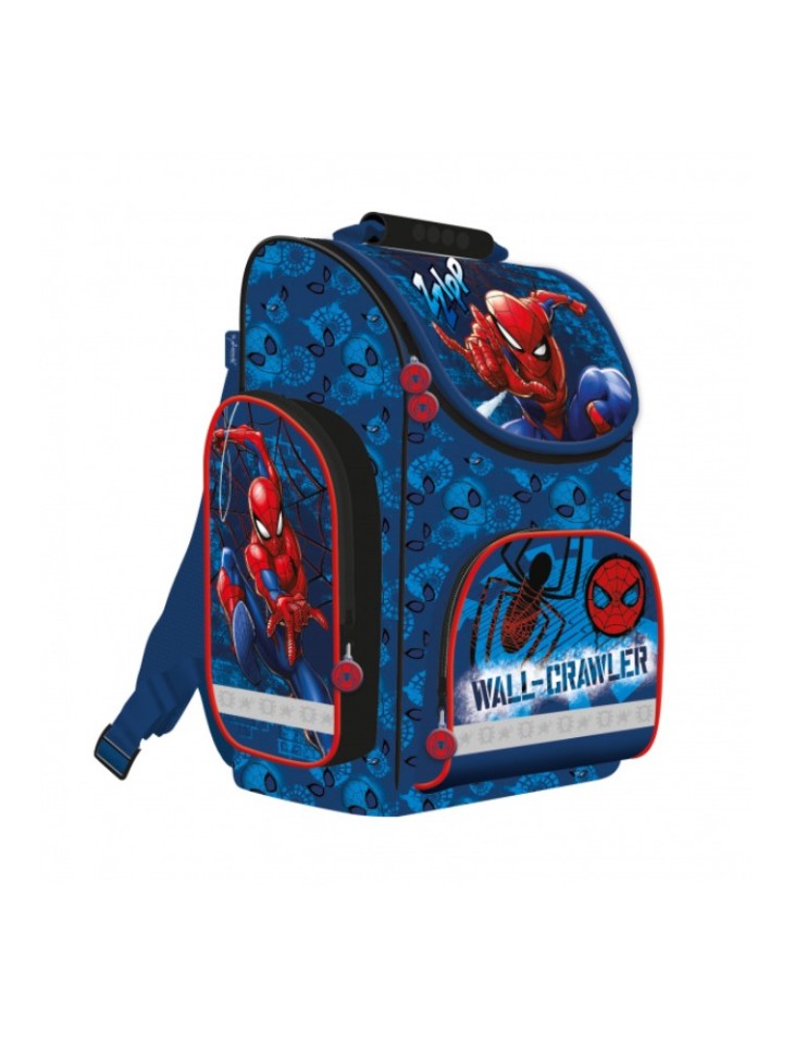 TORNISTER SZKOLNY JEDNOKOMOROWY DLA CHŁOPCA SPIDERMAN ST. MAJEWSKI