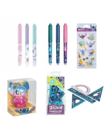 ZESTAW SZKOLNY Z 14-ELEMENTÓW LILO&STITCH, ANGEL DS23TT PASO