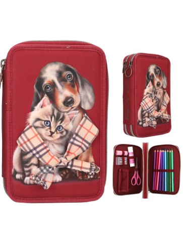 PIÓRNIK PODWÓJNY Z WYPOSAŻENIEM TOP MODEL FUR EVER FRIENDS 13674 DEPESCHE