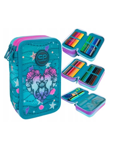 PIÓRNIK POTRÓJNY Z WYPOSAŻENIEM DLA DZIEWCZYNKI SEAFISH JUMPER 3 COOLPACK
