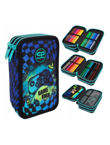 PIÓRNIK POTRÓJNY Z WYPOSAŻENIEM GAMER CHESS JUMPER 3 COOLPACK