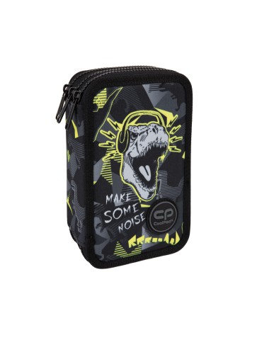 PIÓRNIK POTRÓJNY Z WYPOSAŻENIEM DINOPARK DINOZAUR JUMPER 3 COOLPACK